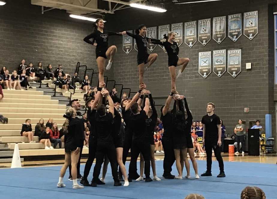 The Tualatin Timberwolves confidently hit their pyramid at the Pacer Invitational.
