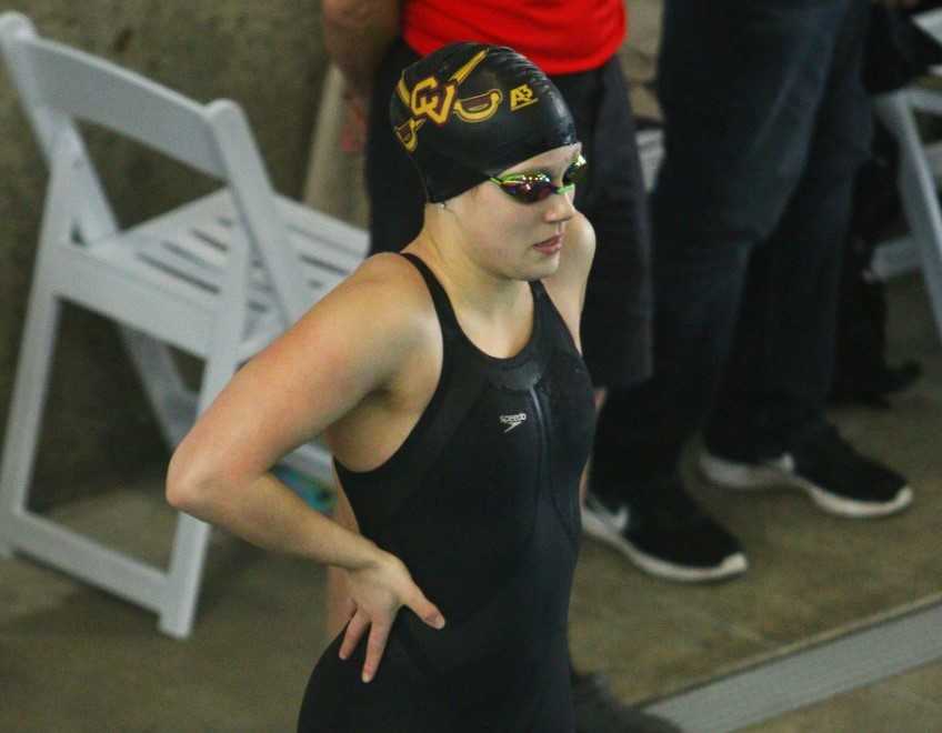 Crescent Valley's Francesca Criscione won the 100 butterfly and 500 freestyle at state last year. (NW Sports Photography)