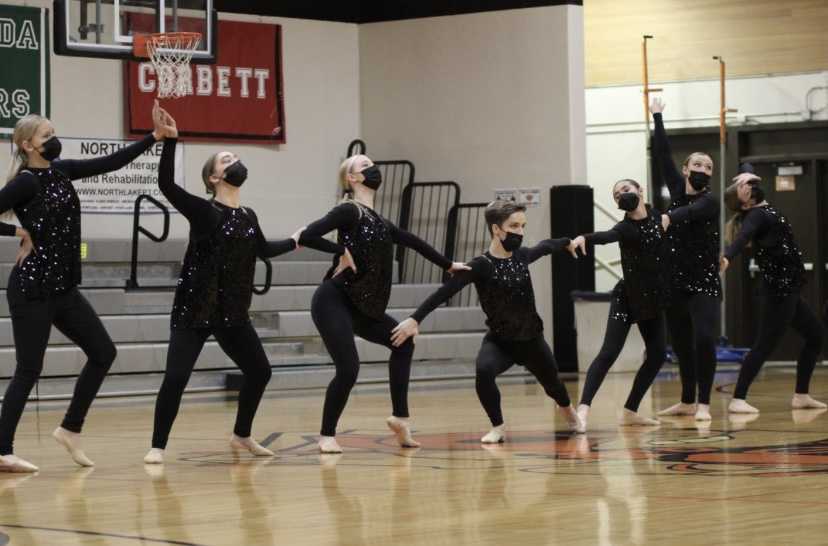 Scappoose Vision Dancers perform their small Jazz routine which earned first place. (Allie Grant Photography)