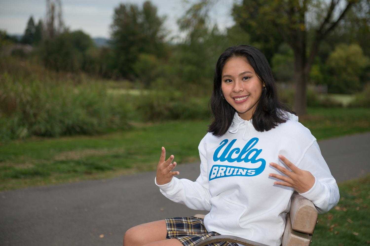 Fay Marie Lustria chose to sign with UCLA after strongly considering USC. (Courtesy photo)