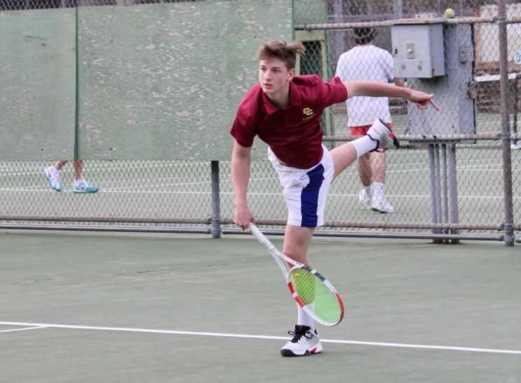 Gus Krauel of Central Catholic came from behind to defeat Lincoln's Will Semler in three sets in the No. 1 singles final.