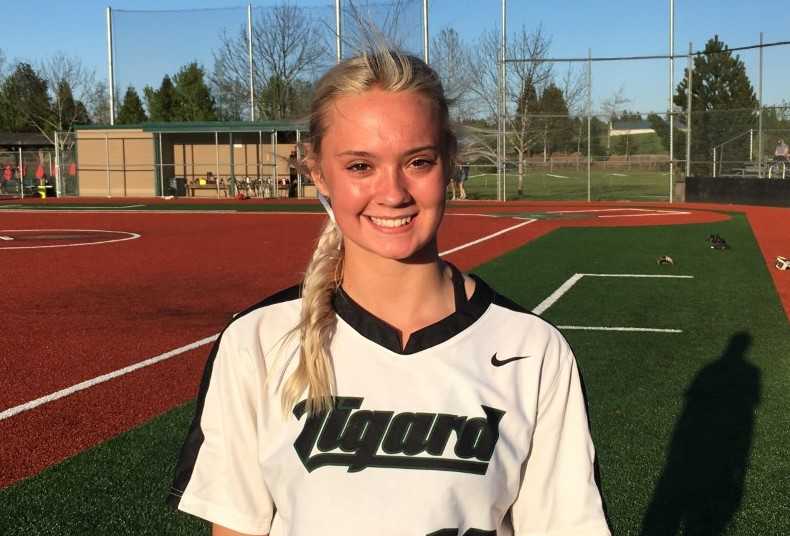 Tigard left-hander Makenna Reid struck out 438 batters this season, No. 2 on the state's all-time single season list.