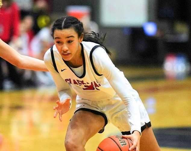Jazzy Davidson had a team-high 18 points and 11 rebounds Friday as Clackamas defeated Jesuit 47-29. (Jon Olson/file photo)