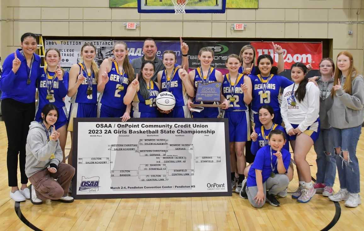 Gervais claimed its third OSAA title Saturday, two years after winning the 2A culminating week tournament.(Photo by Andre Panse)