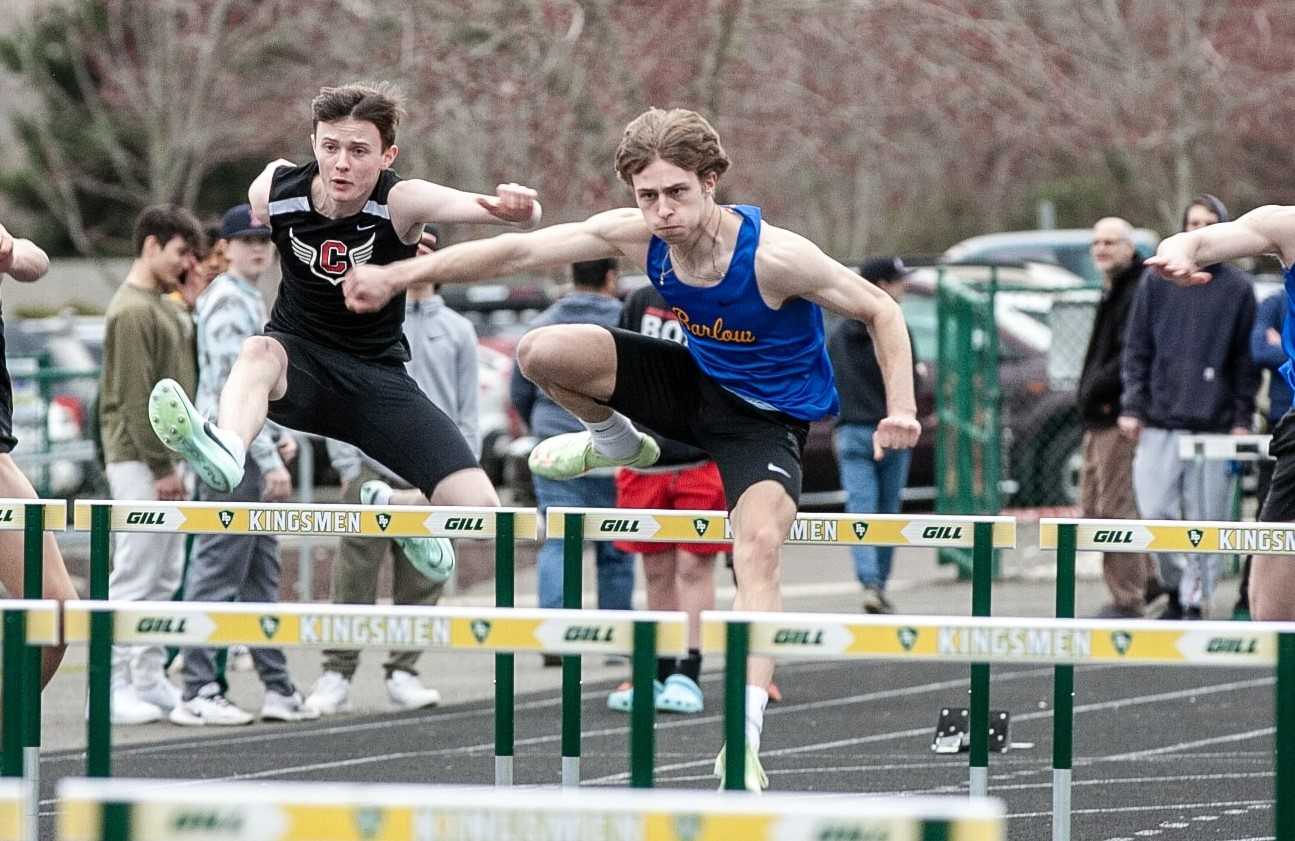 Barlow's Micah Perry ran the 110 hurdles in 14.08 seconds last year, No. 4 all-time in the state. (Photo by Christina Whitney)