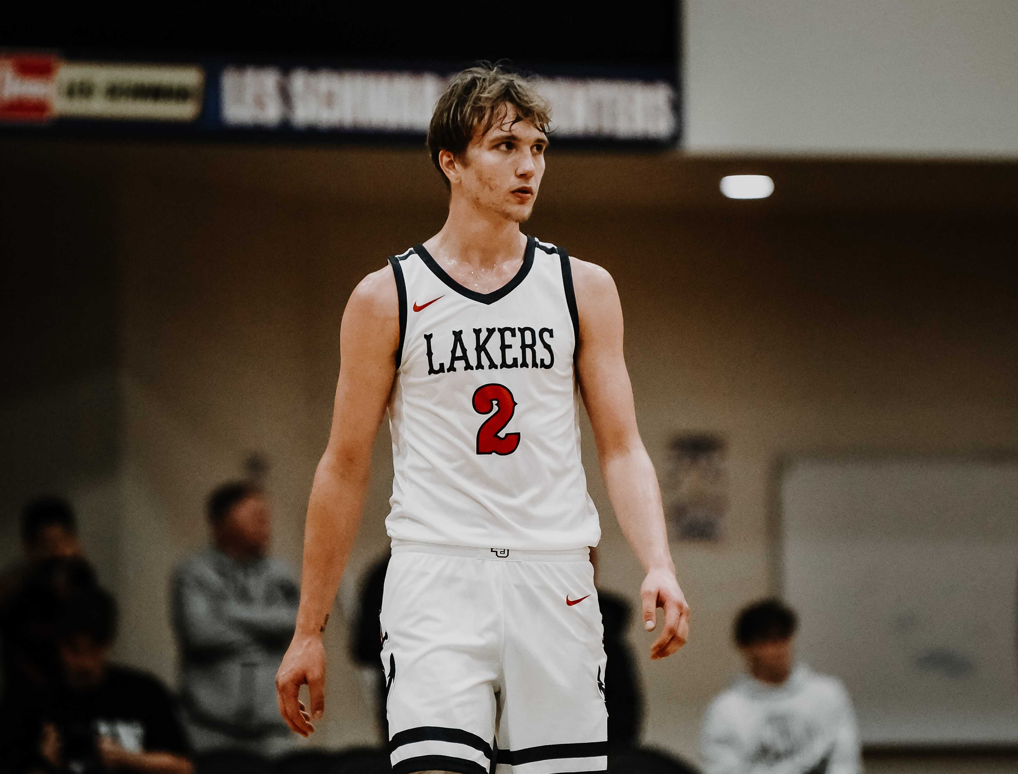 Winters Grady, a 6-foot-7 forward, scored 1.031 points in his first two seasons at Lake Oswego. (Photo by Fanta Mithmeuangneua)