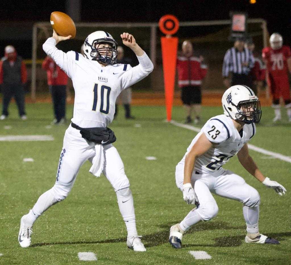 Banks quarterback Hayden Vandehey has thrown 62 career touchdown passes. (Photo by Norm Maves Jr.)
