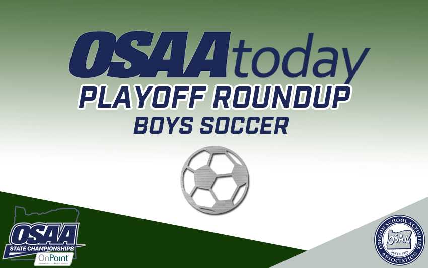 Wednesday's winners moved on to Saturday's quarterfinal round of the OSAA boys soccer playoffs.