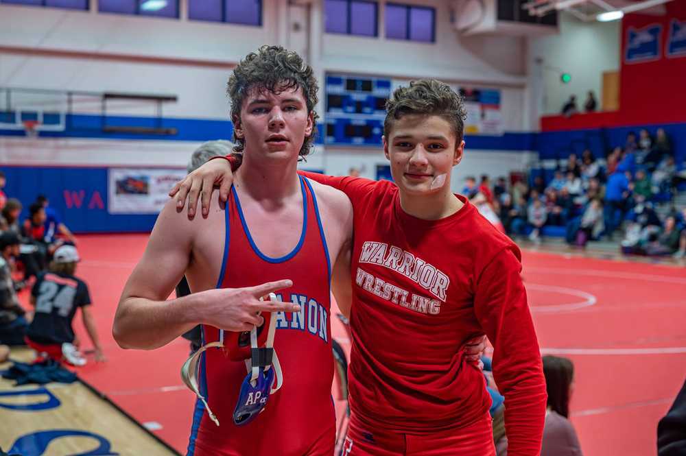Lebanon brothers Josiah Wynn (left) and Seth Wynn are a combined 64-12 this year. Both won Districts and are seeded at State.