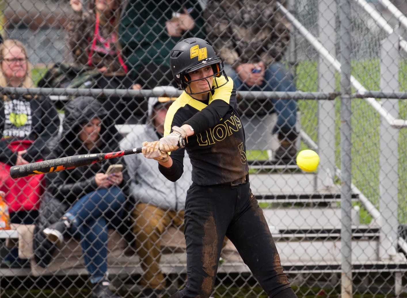 St. Helens senior Ava Eib is batting .538 with 18 RBIs and has struck out 61 batters in 33 innings. (Photo by Jeremy Dueck)