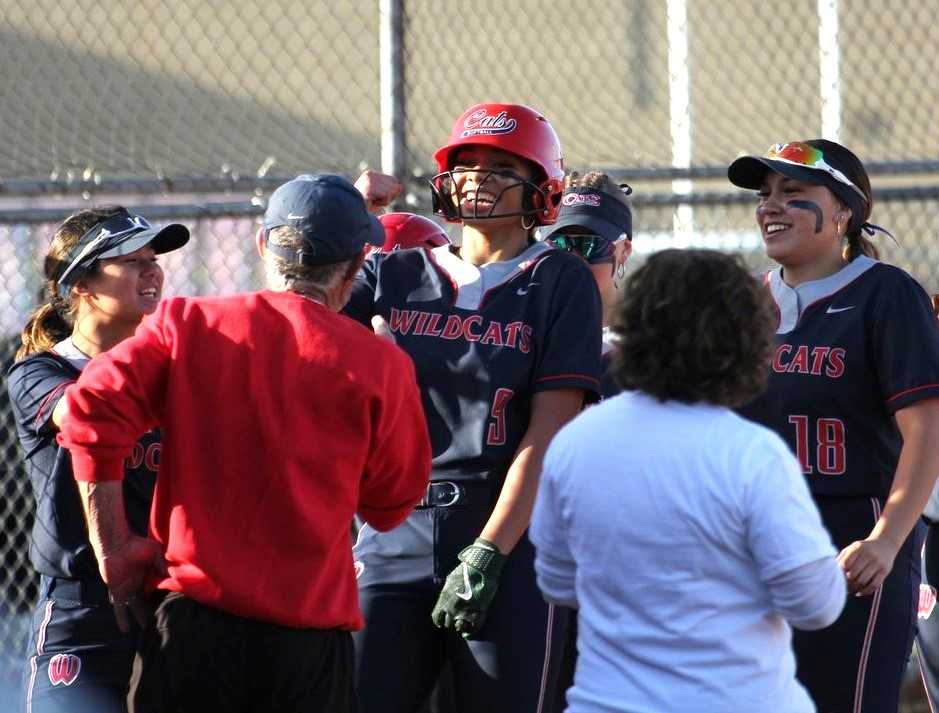 Sophomore Ana Fifita (9) has been outstanding in the circle and at the plate for Westview. (Photo courtesy Westview HS)