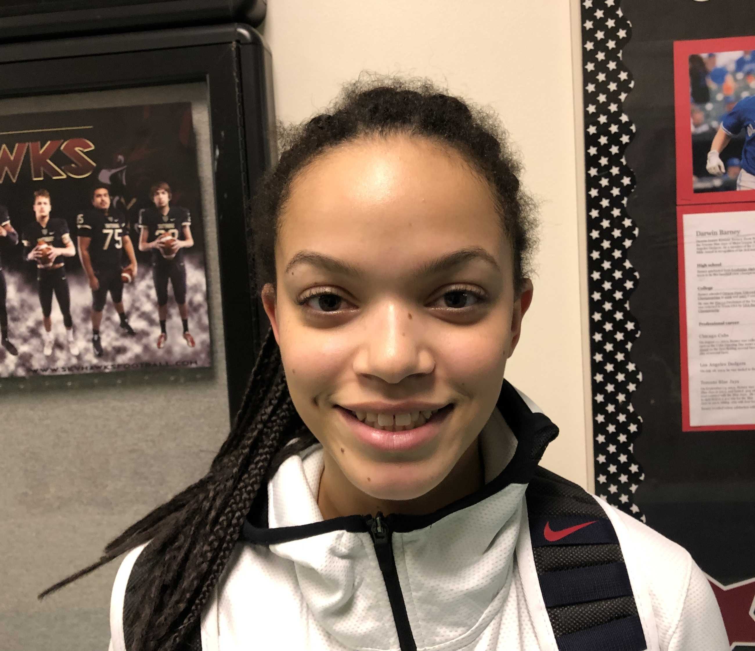 Southridge junior Kyla Vinson contributed eight points off the bench Tuesday.