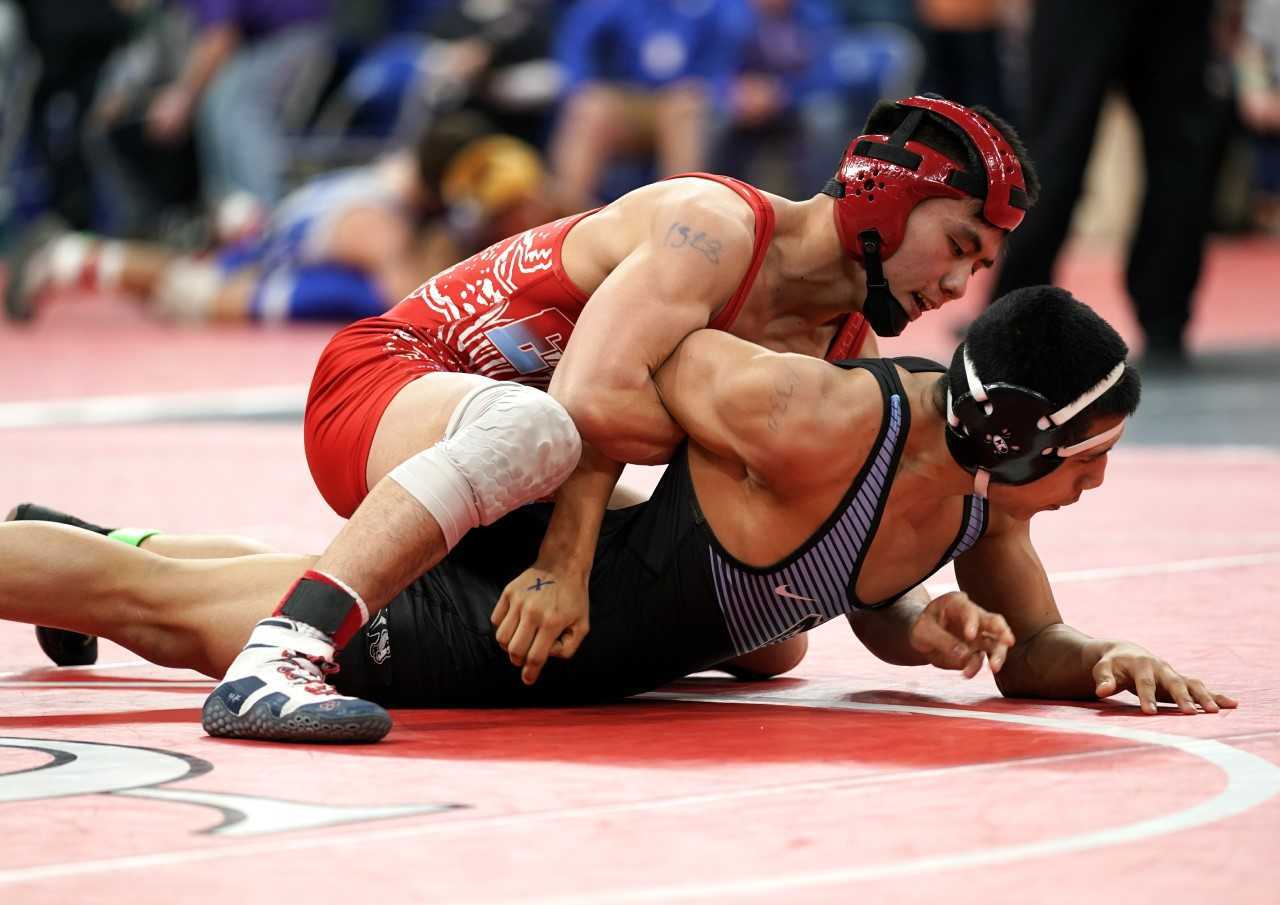 All of 6A's top seeds, including Centennial's Phillip Kue (top), have advanced to the semifinals. (Photo by Jon Olson)