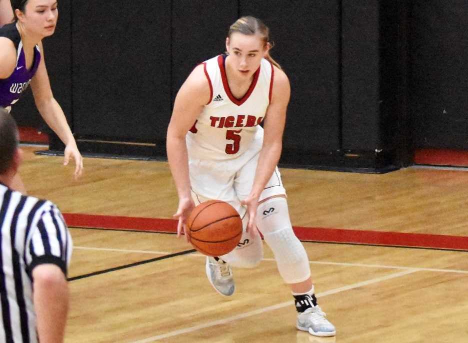 Clatskanie junior Shelby Blodgett is the seventh player in state history to record 1,000 career rebounds.