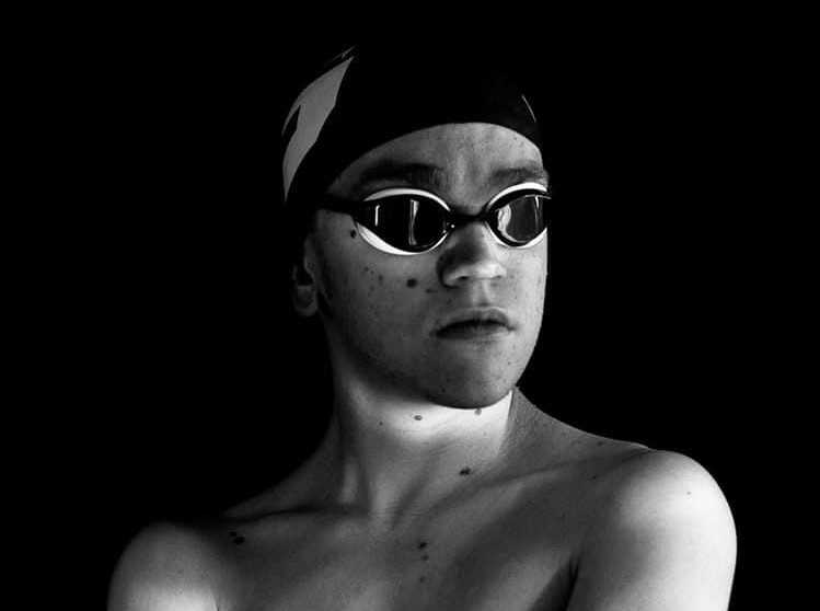 Adin Williams is hopeful to swim in the 2020 Summer Paralympics in Tokyo. (Photo courtesy George Fox University)
