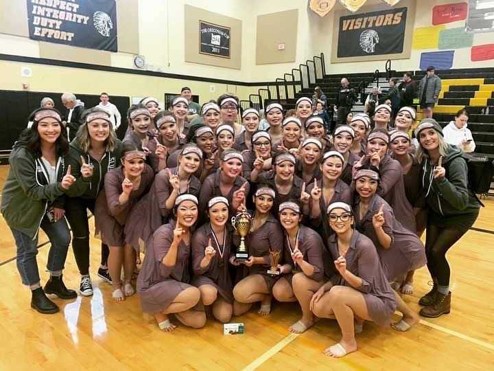 The Clackamas Cavalettes earned first place and Grand Champion honors at Philomath.