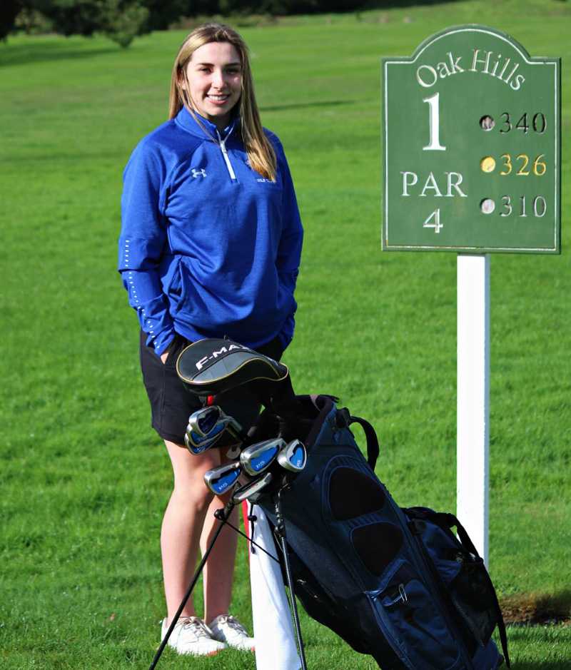 This photo fits Sutherlin golfer Haley Aiken to a tee