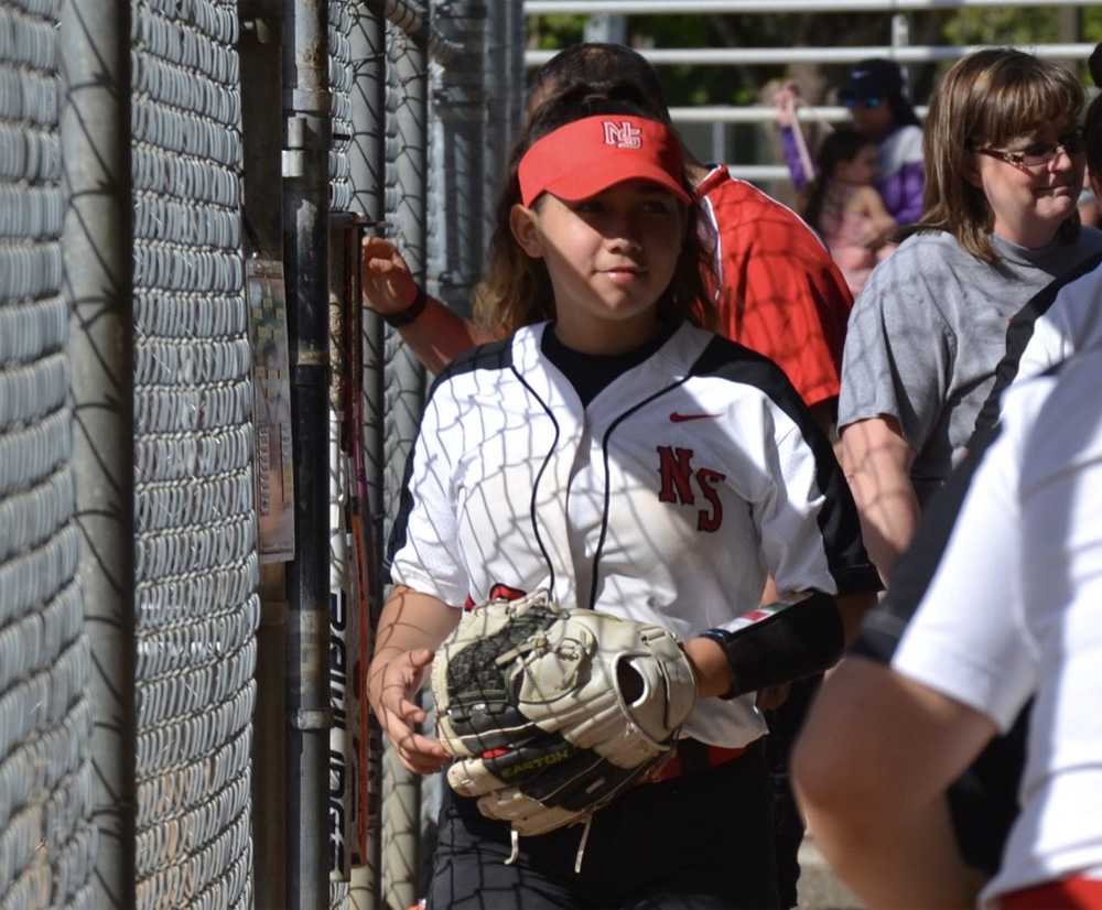 Versatile defensively, Alexis Figueroa has flashed leather at SS, 2B and CF during her North Salem career