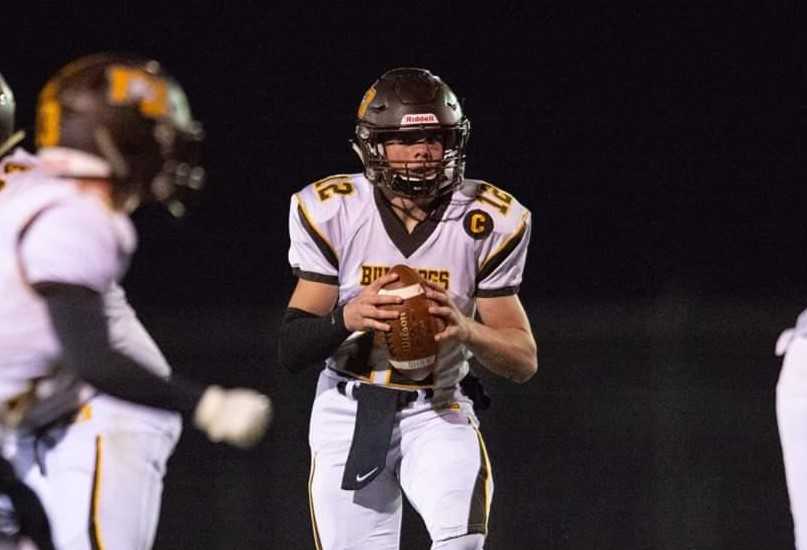 Ian Spalding became North Bend's quarterback last season, guiding the team to a 6-4 record. (Photo by Steven Chan)
