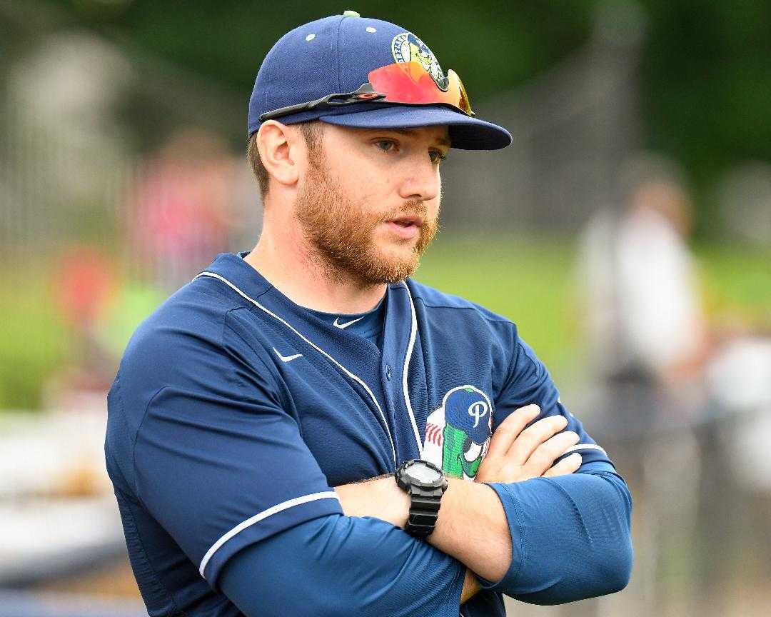 Justin Barchus was named 2018 West Coast League coach of the year with the Portland Pickles. (Photo courtesy Portland Pickles)