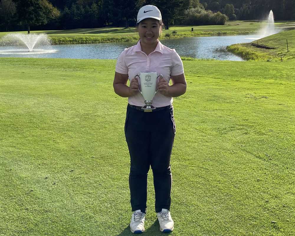 Kyra Ly shot 67-69-69 to win the AJGA Junior event at Sunriver this past August. Photo courtesy of OGA