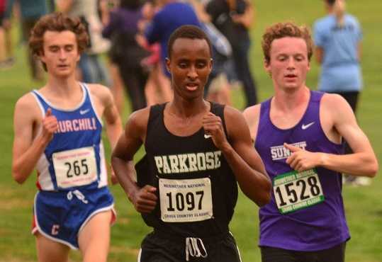Parkrose's Ahmed Ibrahim has taken 39 seconds off his personal best this season, running 15:21.