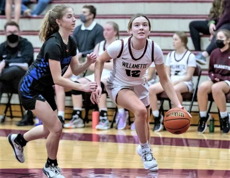 Brynn Smith, a 5-foot-11 freshman guard, leads Willamette in scoring at 18.3 points per game. (Photo courtesy Willamette HS)