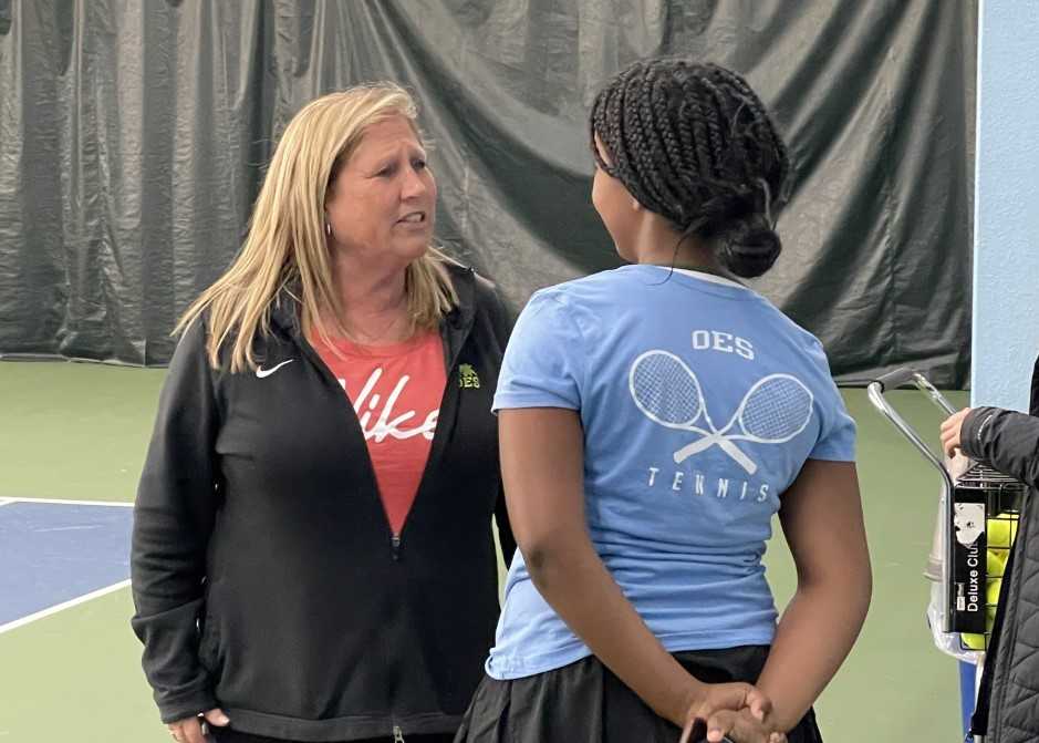 Under Coleen Davis, Oregon Episcopal has won four state titles in singles and seven in doubles. (Photo courtesy OES)