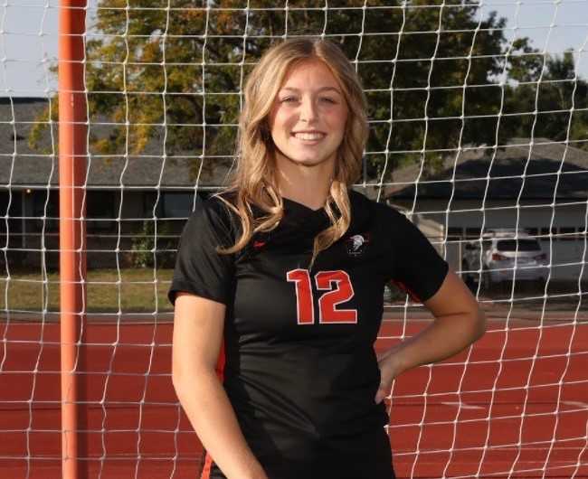 Senior striker Rhyli Grim has scored in every match this season for Gladstone, seeded third in the 4A playoffs.