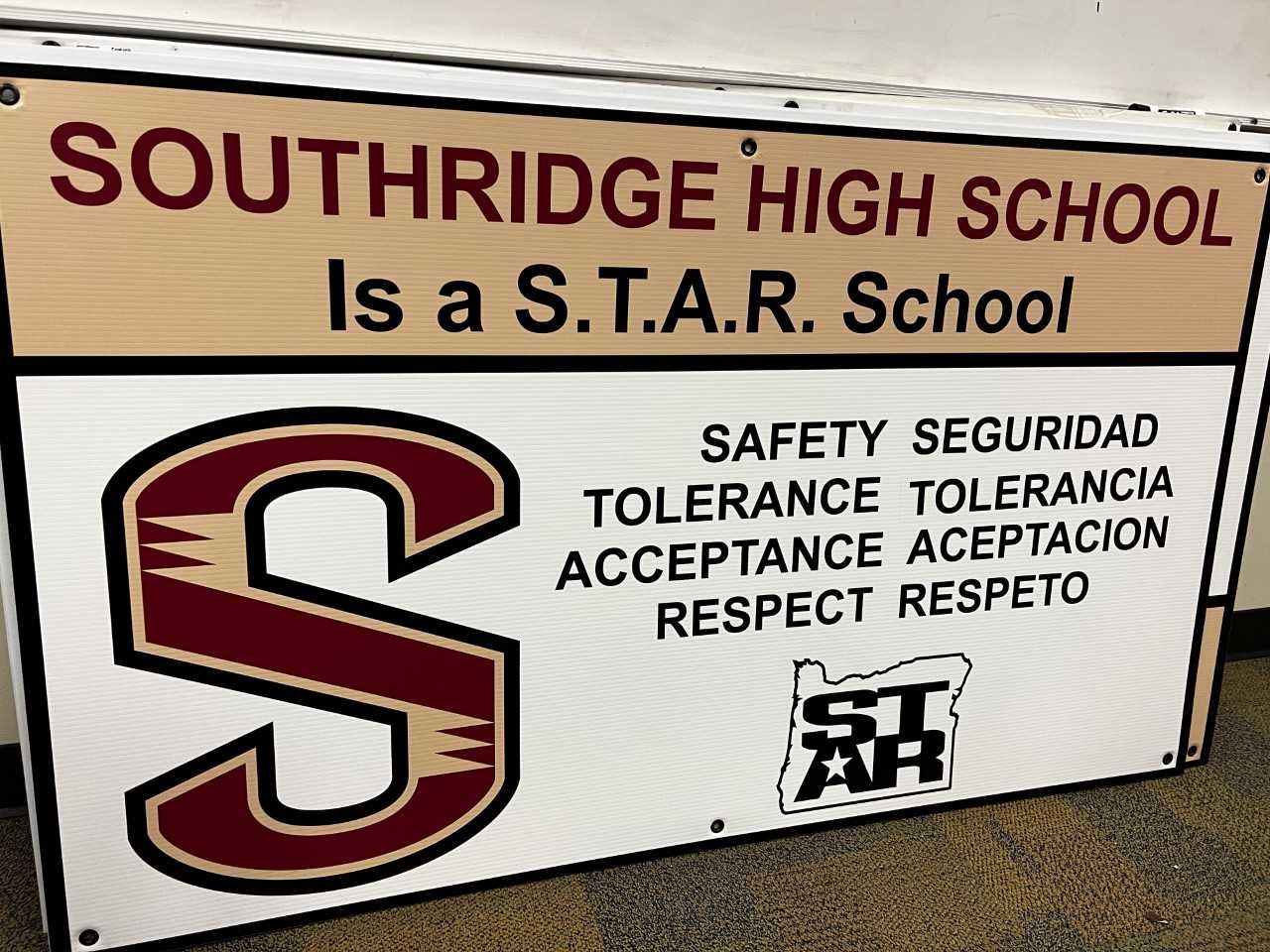 Southridge is among eight schools to earn the S.T.A.R. designation.