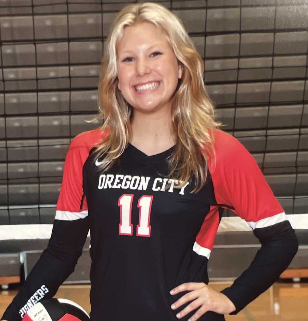 Oregon City junior Paige Thies, an Arizona recruit, led the state of Oregon in kills a year ago