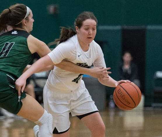 Point guard Paige LaFountain was integral in Tigard handling Southridge's press Friday. (Photo by Ralph Greene)