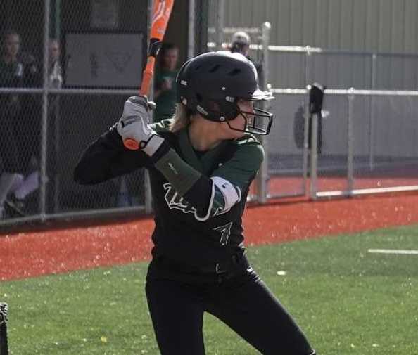 Tigard's Lexi Klum had two hits and three RBIs in Monday's playoff win. (Photo by Jon Olson)