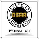 OSAA Beyond the Scoreboard 3D Institute logo